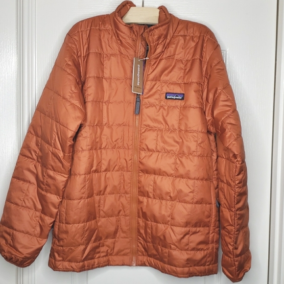 COPY - NWT PATAGONIA BOYS NANO PUFF JACKET SIZE LARGE (12)